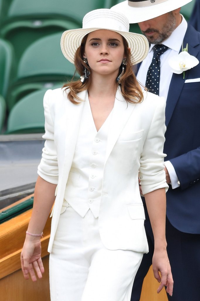 Emma Watson at Wimbledon, Courtesy of Getty