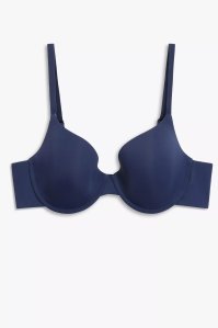 Seamless jersey push-up bra