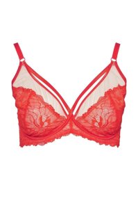 M&S AUTOGRAPH TEXTURAL LACE & LUXURY SATIN UNDERWIRED FULL CUP BRA