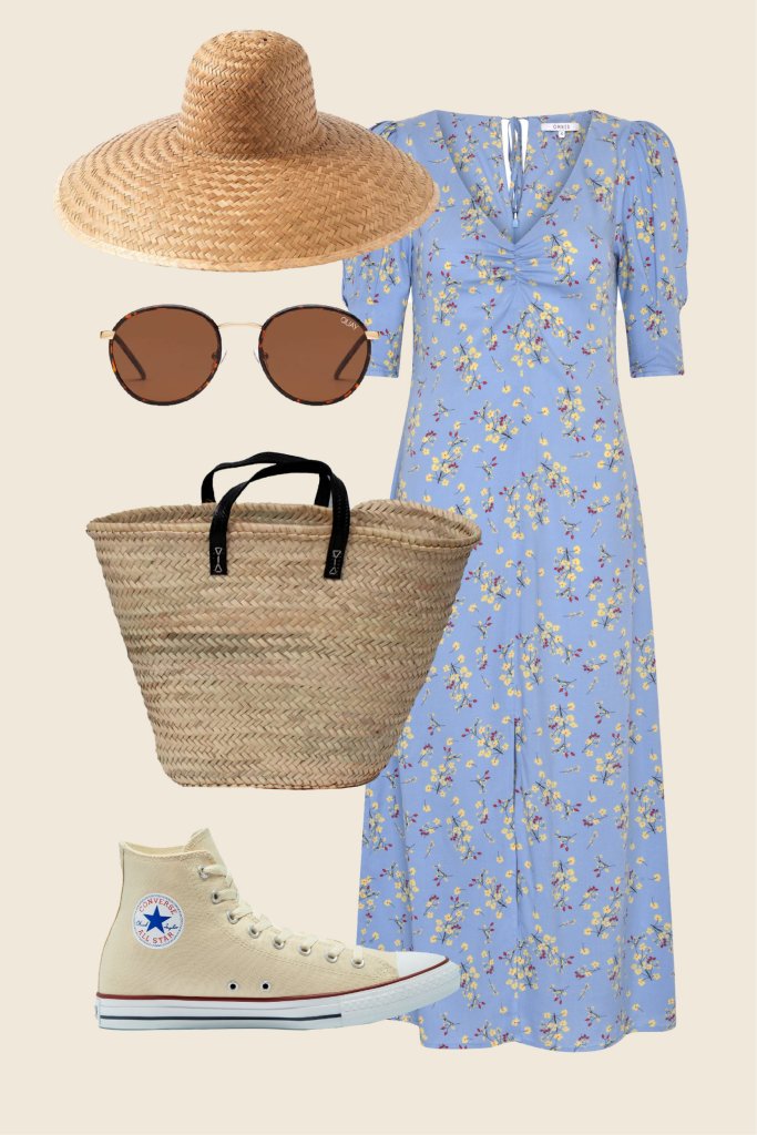 Honeymoon outfits collage