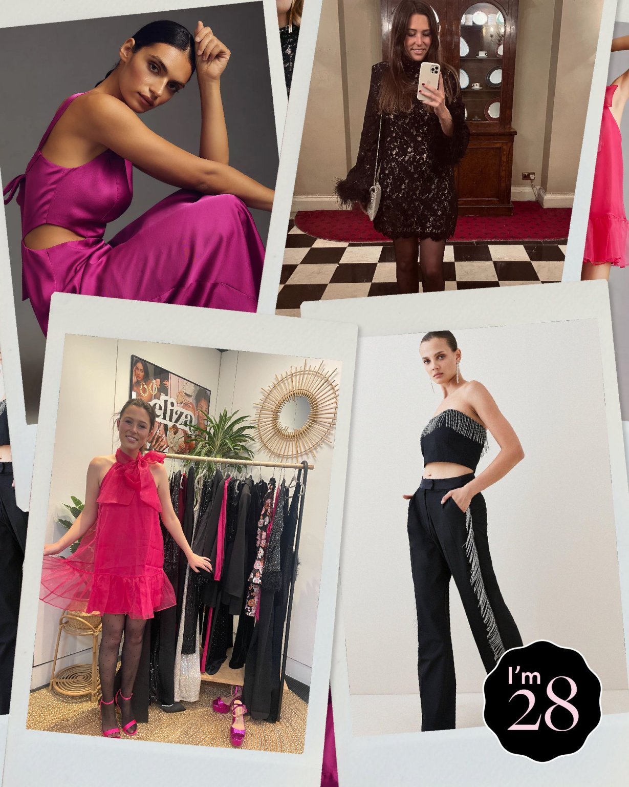Victorias Secret VS Black Midi Slip Dress Satin Luxe Rhinestones