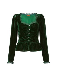 Hutch Velvet Corset Top