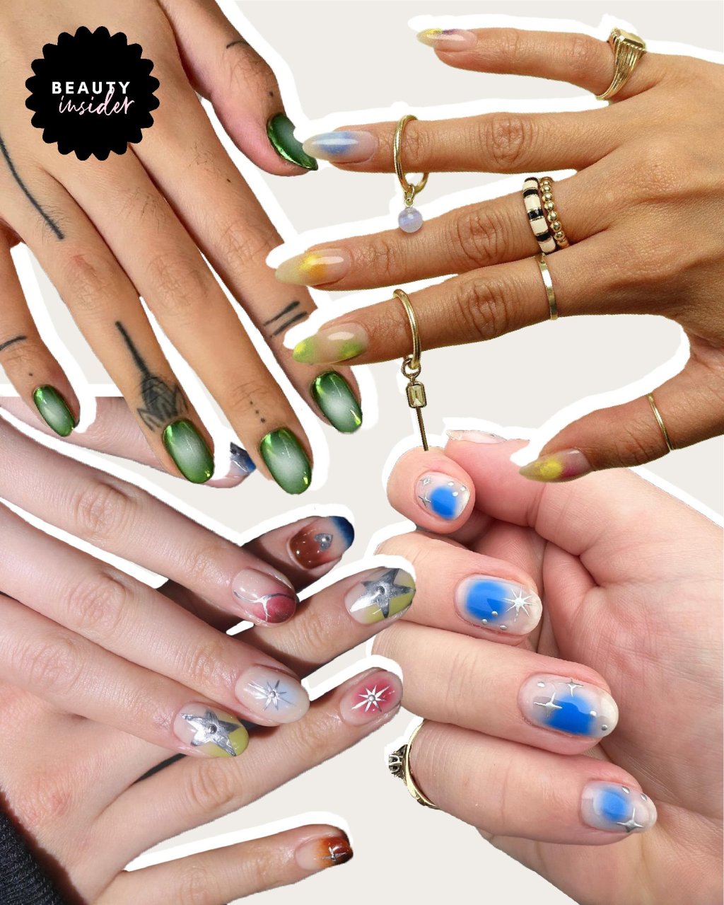 How To Do Aura Nails, The Nail Art You'll Be Seeing Everywhere In 2023