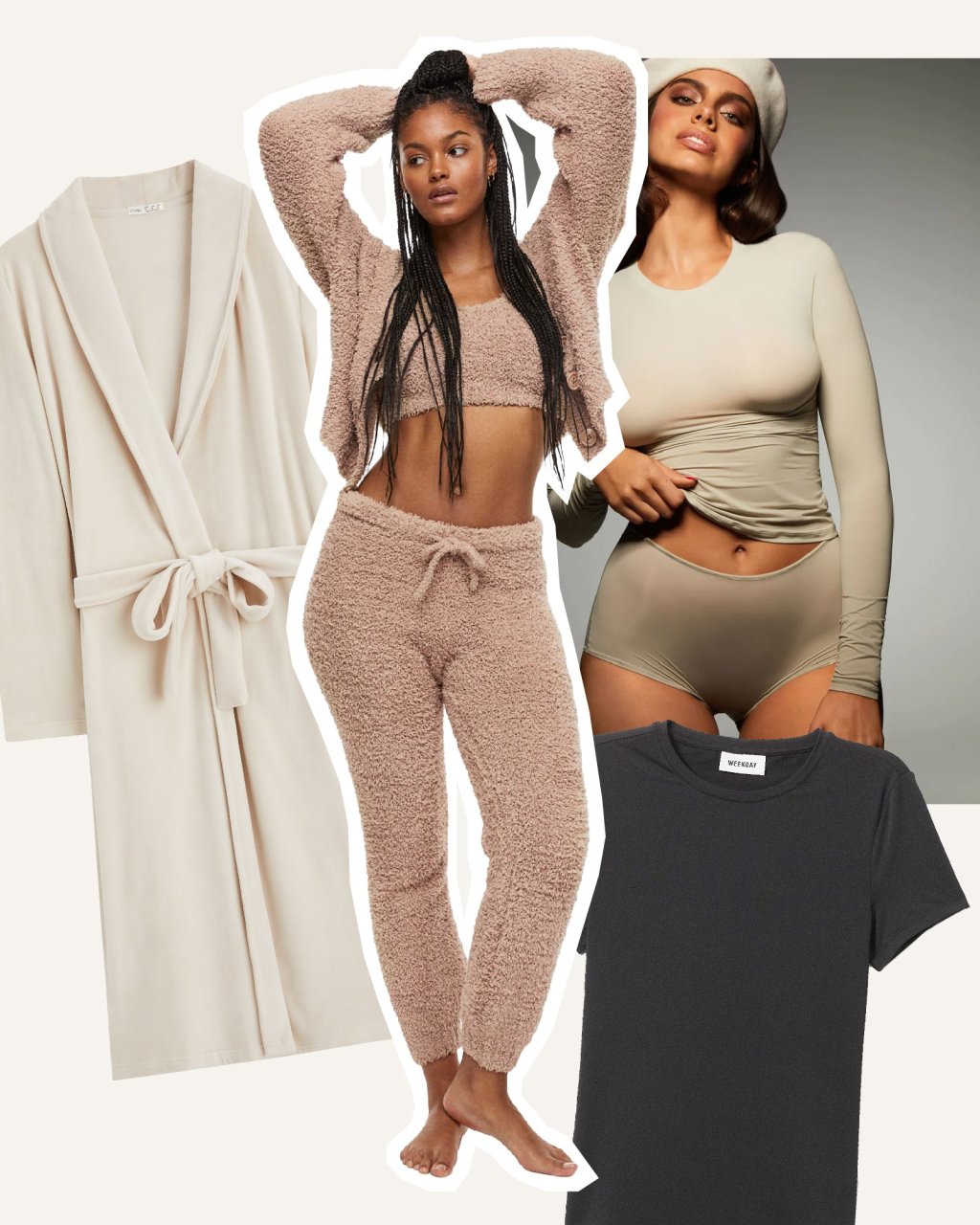 Where To Buy Dupes For Skims Robes, Pyjamas and Loungewear