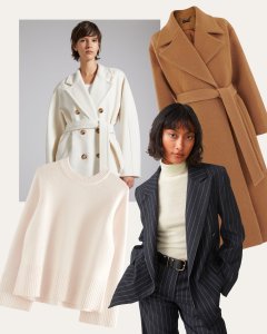 Images courtesy of Max Mara, &#038; Other Stories, Whistles.
