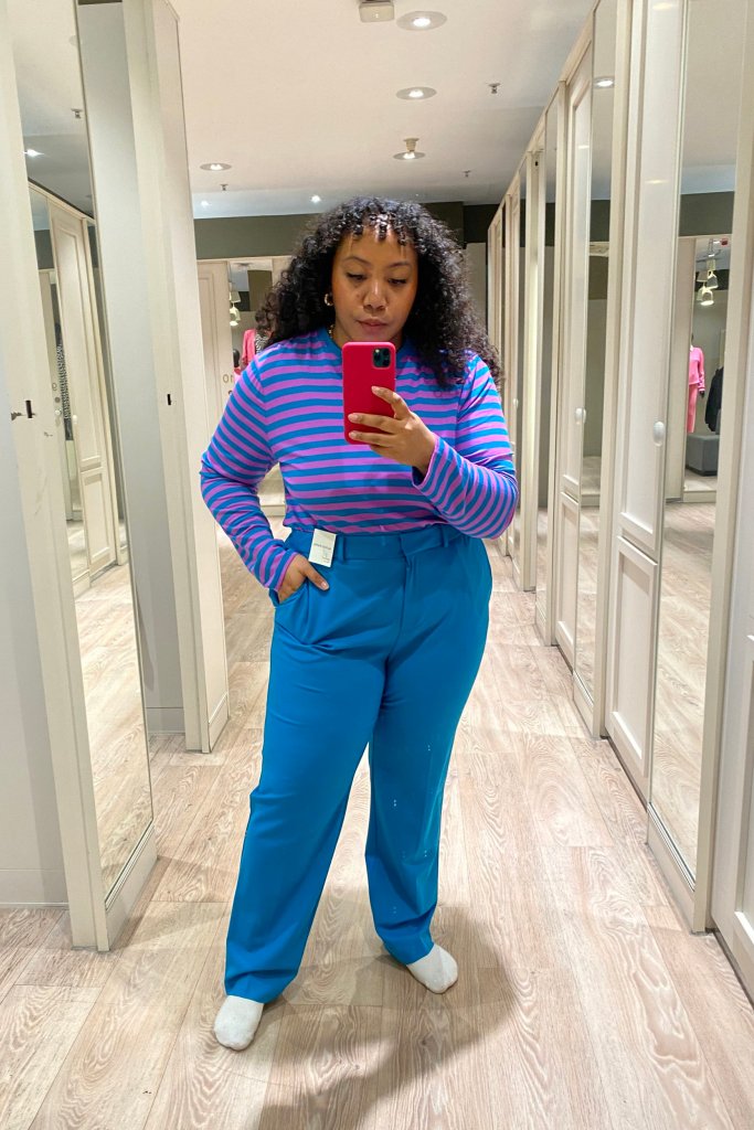 M&S plus size stripes