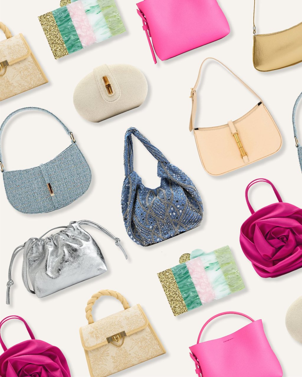 Sling Bag for Women Checks Design Stylish Golden Chain Bag Girls Carry Bag