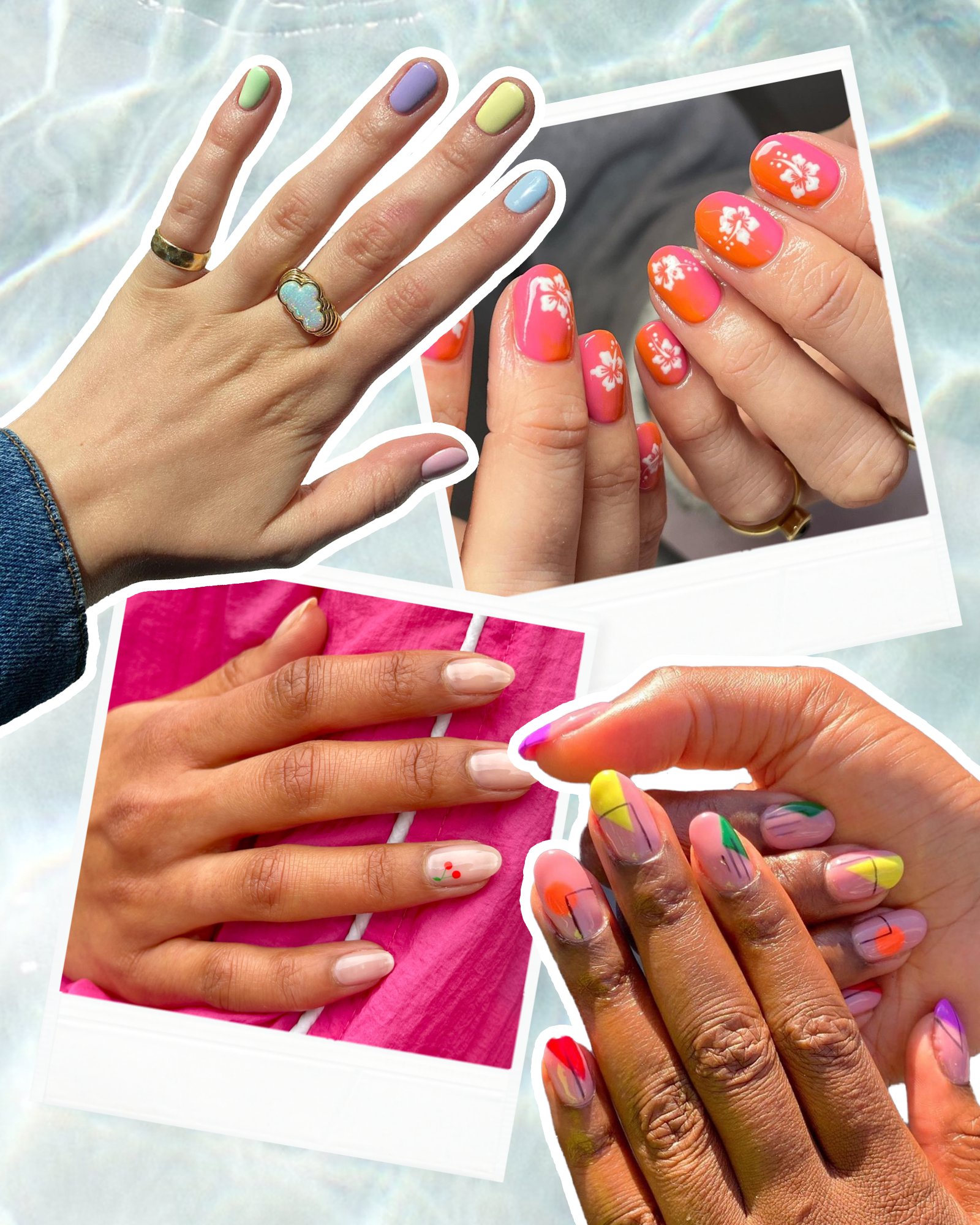 14 Abstract Nail Art Designs for Summer - Volumes of Beauty