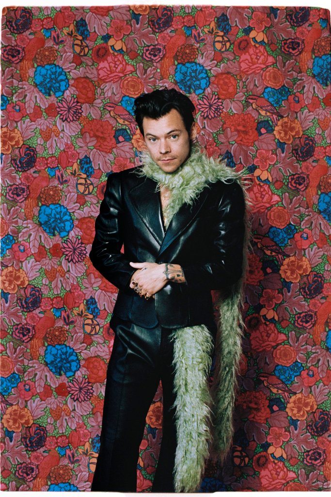 LOS ANGELES, CALIFORNIA - MARCH 14: Harry Styles poses for The 2021 GRAMMY Awards on March 14, 2021 in Los Angeles, California. (Photo by Anthony Pham via Getty Images)
