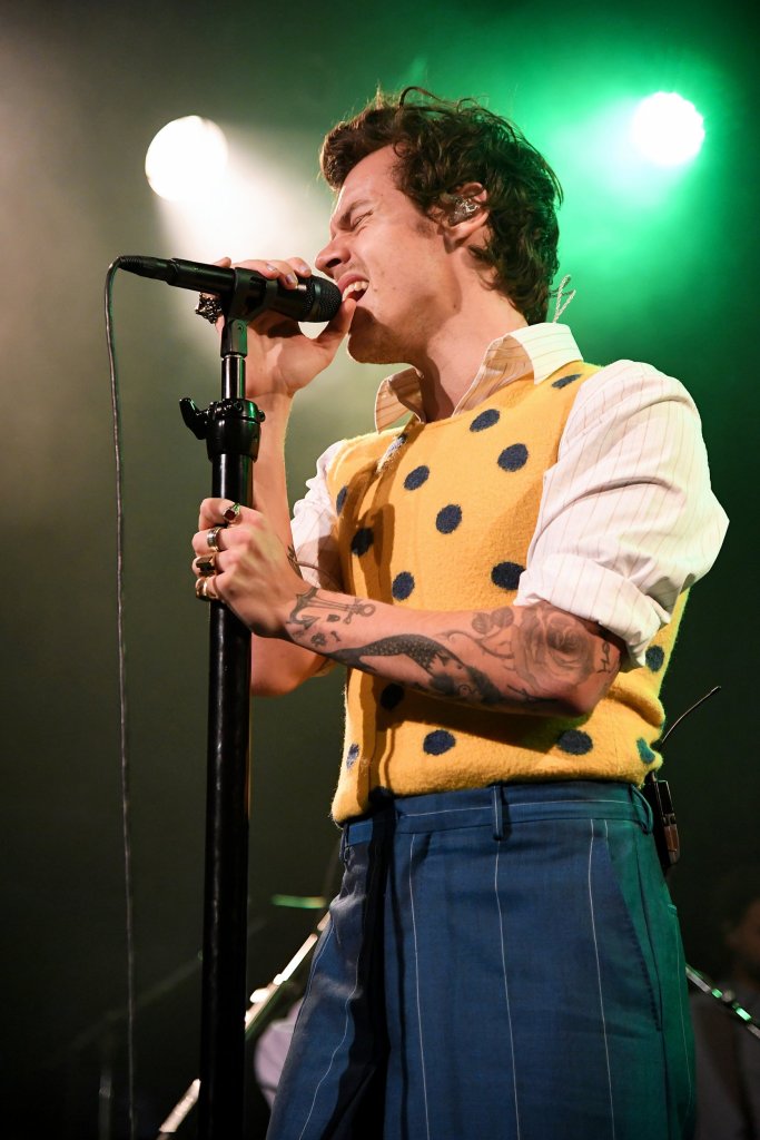 NEW YORK, NEW YORK - FEBRUARY 28: Harry Styles performs for SiriusXM and Pandora in New York City at Music Hall of Williamsburg on February 28, 2020. (Photo by Kevin Mazur/Getty Images for SiriusXM)